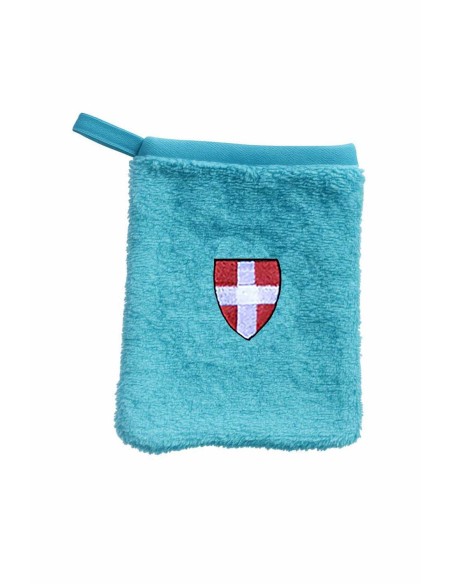 Gant de toilette enfant motif croix Savoie