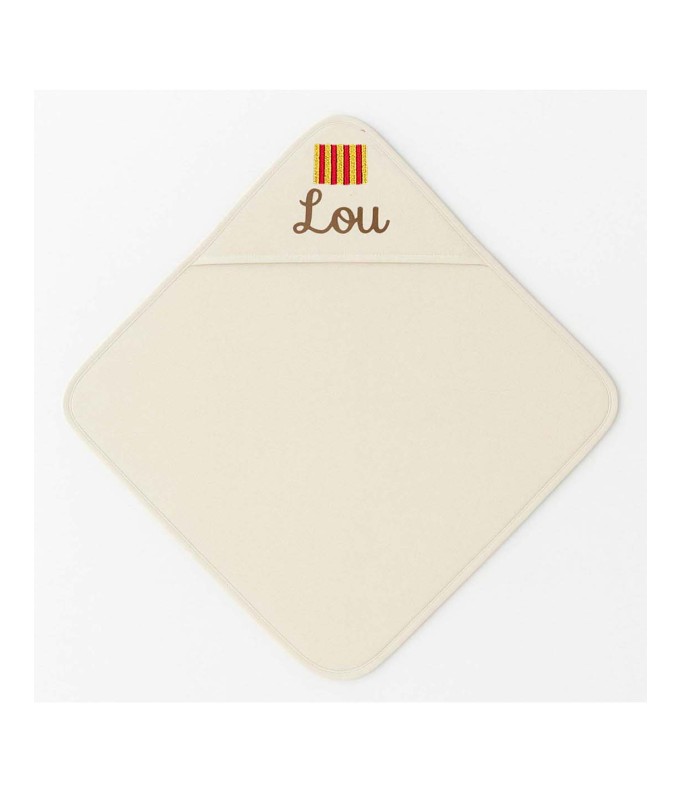 Cape de bain personnalisée avec motif Provence