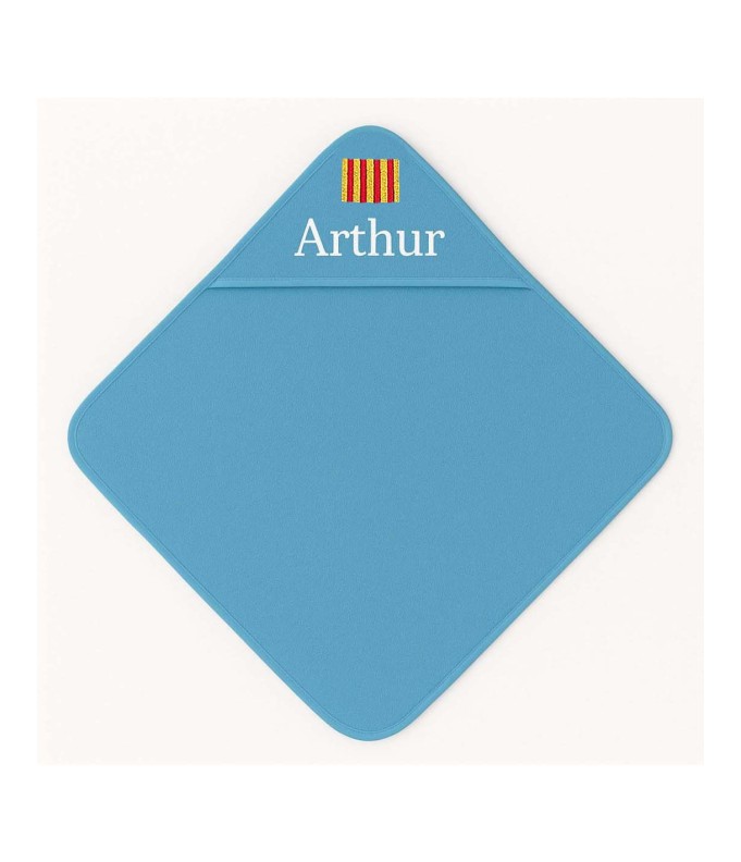 Cape de bain personnalisée avec motif Provence