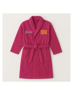 Peignoir brodé enfant personnalisé devant et  motif Provence