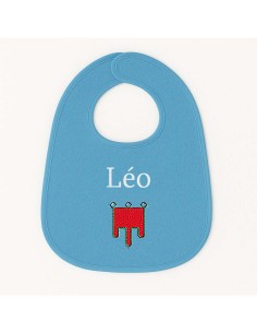 Bavoir personnalisé avec motif Auvergne