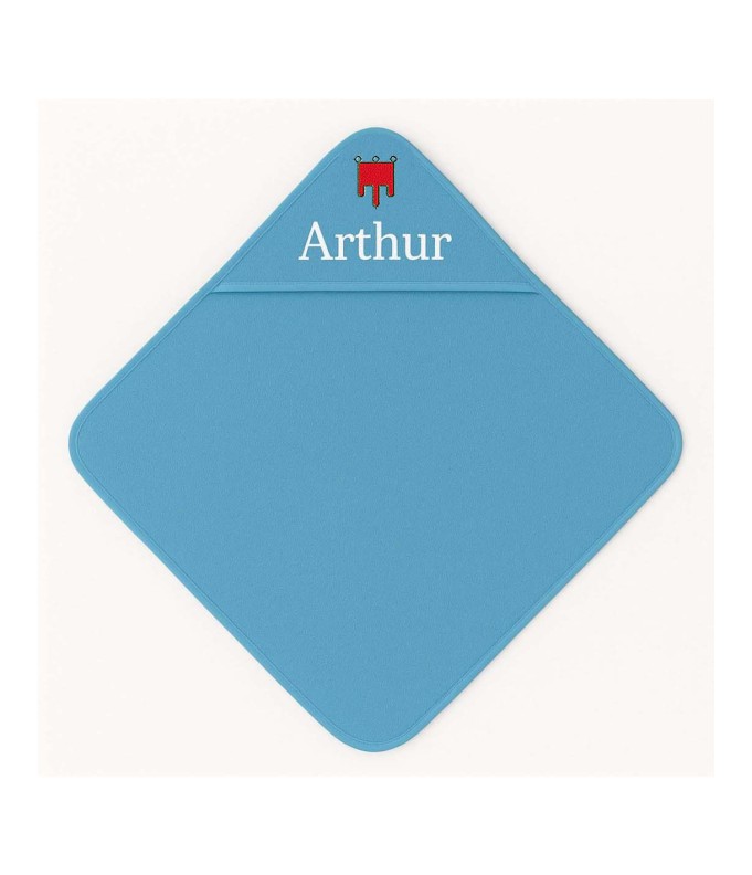 Cape de bain personnalisée avec motif Auvergne