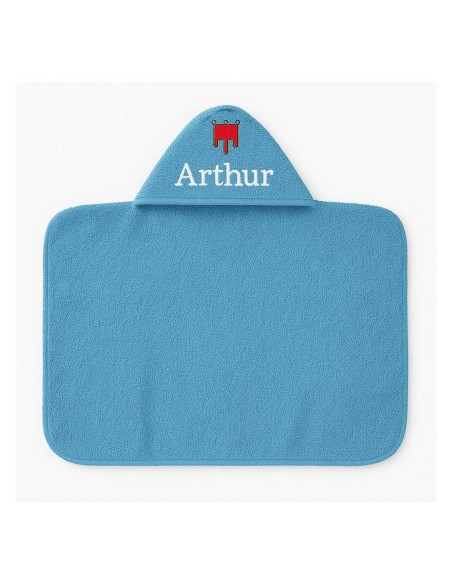 Maxi Cape de bain personnalisée avec motif Auvergne