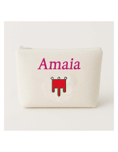 Trousse de toilette personnalisée avec motif Auvergne
