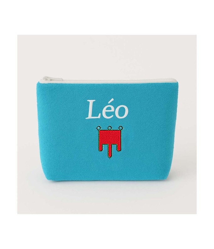 Trousse de toilette personnalisée avec motif...